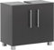 BadeDu Cher Waschbeckenunterschrank in Anthrazit – 61 cm Breite für Moderne Badezimmer – Unterschrank: einfacher Aufbau, langlebig & schick