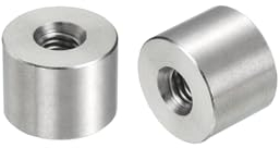 sourcing map M6 runde Verbindungsmuttern, 304 Edelstahl, Kupplungsmutter, 12 mm Länge, Hülsenstange, Bolzenmutter für Halterung, M6 x 12 x 16 mm, 5 Stück