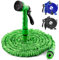 Hose Pipe for Garden Watering Car Washing, Water Hose Pipe 75FT, Expandable and Flexible Garden Hose with 7 Mode Spray Gun, 1/2 & 3/4 Fittings - Green