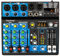 Depusheng BF6+ Tragbarer Mini-Mixer, 5-Kanal-Audiomixer, DJ-Konsole mit Bluetooth-Funktion, USB, 48-V-Phantomspeisung für PC-Aufnahme, 256DSP, Webcast-Party.