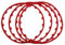 Auto Felgenschutz für BMW Serie 3 Series 3er/M3 F80 G20 F30 E90 2005-2024, Nylon Schutzzierring für Autoreifen Felgen Schutz Antikollisions Reifenschutz Radkantenring Zubehör,B/Red-18inches