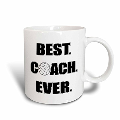 Retro Tasse Neuheit Kaffeetasse Dauerhaft Becher Geschenk-Idee Für Geschwister Kollegen 330 Ml Volleyball – Bester Trainer Aller Zeiten