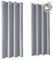 LIJIAO Verdunklungsvorhänge H115 x B120 cm Thermo Vorhang Gegen Kälte Und Hitze Gardinen Vorhang Blickdicht mit Ösen 2Er Set für Fenster Wohnzimmer, Hellgrau