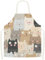 Novstuf Kochschürze Cartoon schwarz weiße Katze Muster Schürzen Verstellbare Karikatur Schürze aus Leinen Wasserdicht Küchenschürze für Damen und Herren Latzschürze für Haus,Restaurant 1 (Stil 7)