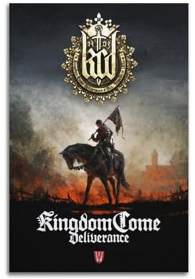 GBHEVEWV Kingdom Come Deliverance Videospiel-Poster, dekorative Malerei, Leinwand, Wandposter und Kunstdruck, moderne Familienschlafzimmer-Dekoration, Poster, 40 x 60 cm