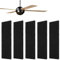 Activated Carbon Ceiling Fan Filters, Air Purifier Pads for Dust And Odor Removal, Unscented Freshener Ensuring a Secure And Discreet Fit for Home, 9.96 x 3.46 Inches
