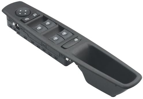 Kalunfex Interrupteur Bouton Lève-vitre pour Scenic Me-g-ne MK3 809610016R Bouton de fenêtre