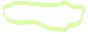 Sportliches Haarband 9 Stück-Pack Dehnbar rutschfest für Unisex Gelb
