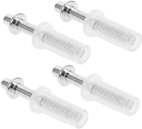 LOORGVEL 4 pièces Kit de Quincaillerie pour Porte Pliante de Pivots pour Portes Accordéon de Remplacement de Placard Lourdes et Assure une Ouverture