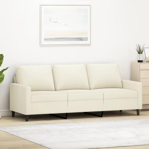 WEMYUFURN Samt Sofa 3-Sitzer XXL Komfort Sofalandschaft Polstergarnitur mit Metallgestell für Wohnzimmer Sitzgruppe Entspannung