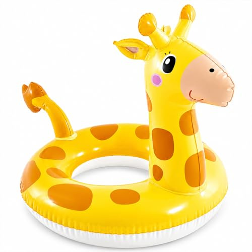 YESAH Salvagente gonfiabile per piscina, 55 x 58 cm, in PVC, per spiaggia, estate, feste acquatiche, compagno di bagno gonfiabile, accessorio per vacanze, foto, viaggi, giardino, terrazza