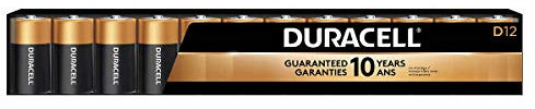 Duracell D, lot de 12