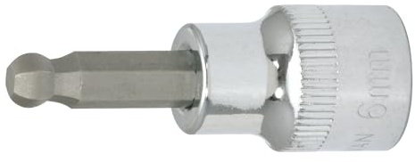 KS Tools 918.3876 3/8 CHROMEplus Bit-Stecknuss Innensechskant,Kugelkopf,10mm
