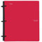 Five Star Flex Hybrid NoteBinder, Notizbuch und Ringhefter in einem rot