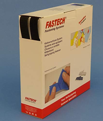 FASTECH B25-SKL999925, 25 m BOX H/L SBS 25 MM HM BLACK