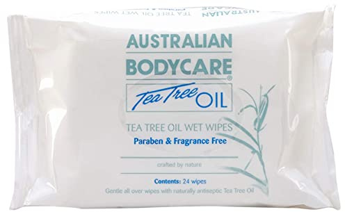Australian Bodycare Tea Tree Oil Wet Wipes,Package may vary