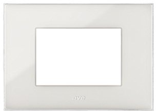 PLACCA AVE SERIE YOUNG44 3 MODULI COLORE AVORIO COD. 44PJ03AVR
