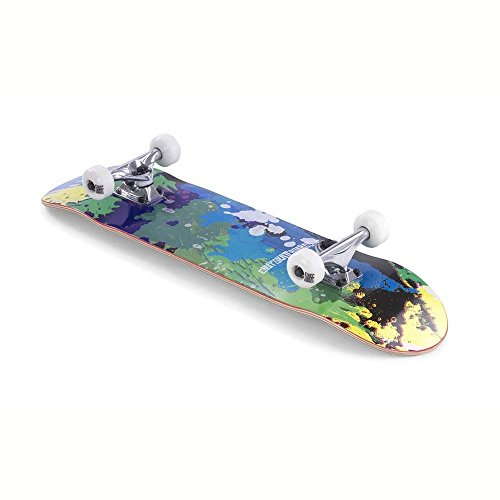 Enuff Splat Skateboard, Unisex, Erwachsene Einheitsgröße Grün/Blau