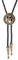 COOLLA Bolo-Krawatte, handgefertigt, Western-Cowboy-Anhänger, Schwarz, Vintage-Türkis, für Damen und Herren (Bronze), Schwarz, 70 cm