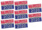 Amosfun 8 Stücke Trump 2020 Brosche Pin Emaille Anstecker Amerika USA Anstecknadel Clip Ornament für Kinder Damen Herren