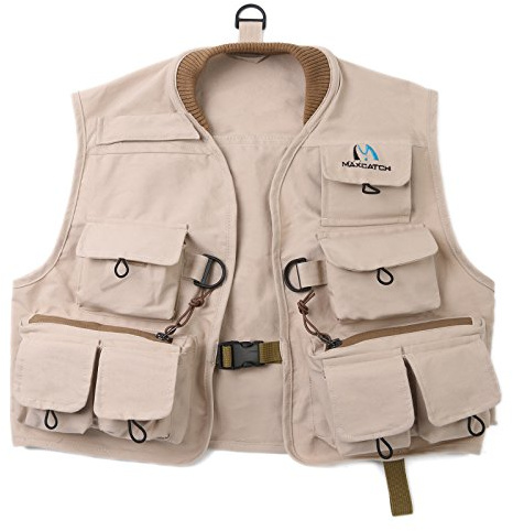 M MAXIMUMCATCH Maxcatch Fly Fishing Vest Pack, Cotton (M)