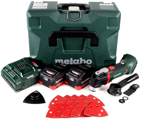 Metabo MT 18 LXT Akku Multitool 18V (613021840) OIS-/Starlock-kompatibel + 2x Akku 5,5Ah + Ladegerät + Koffer