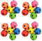 24 Stück Flummis - Fußball Flummi Set als Mitgebsel für Kindergeburtstag - Hüpfball Springball Give Aways - Kleinigkeiten als Mitbringsel - Pinata-Füllung (24 Stück)