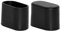 Flyshop Stuhlbeinkappen, PVC Schutzkappen, geruchlos, kratzfrei, oval 25 x 50 mm (2,5 x 5,0 cm), 8 Stück, Schwarz