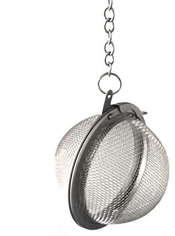 Teekugel Filterball Teesieb Gewürzsieb Teefilter - Edelstahl 5cm - Teeei für Kanne, Tasse Topf