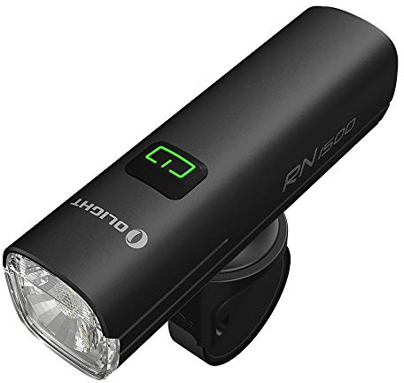 OLIGHT RN 1500 Bike Lights 1500 Lumens Ultra Bright 538ft Max Throw Bicycle Headlights USB Rechargeable and Reverse Charging, IPX 7 Waterproof for MTB Mountain Cycling (Black)