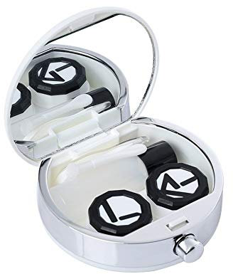 Women's Bottles Contact Lenses Case For Eyewear Accessories Contact Lens Box Eyewear Cases Portable (Color : White)