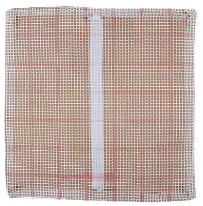 Harilla DIY Blank Cushion Carpet Mat latch and hook Rug Hooking mesh canvas Kits Cover Hand Craft Embroidery Pillowcase Crocheting Handmade for Kids Adults, 50x50cm