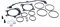 Dual Vanos O-Ring Dichtung Kit Kompatibel f眉r BMW E36 E39 E46 E53 E60 E83 E85 M52tu M54 M56