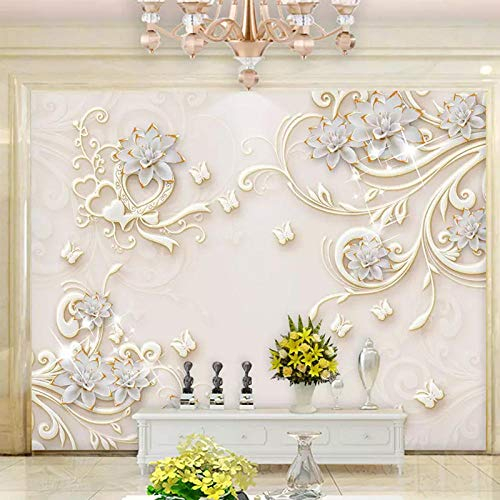 ZHEN WALLPAPER Große Fototapete personalisierte europäische Jade skulptur Muster tapete tapete Wand Schlafzimmer wohnkultur wandfarbe 3D*400cmx280cm(157.4x110.2inch)