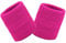Schweißbänder Sport Wristbands 2 Pack, Sport Schweißband Armband Weiche verdickte Baumwolle, für Fußball Basketball Tennis Gymnastik (Rose)