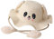 haozaikeji Chapeau de soleil pour enfants garçons et filles avec oreilles de lapin,Chapeau d'été amusant en forme de lapin à bord ondulé, beige, taille unique