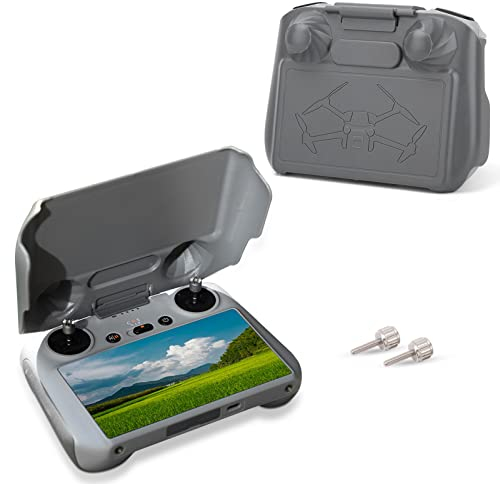 Pilipane Mini 3 Pro Sun Hood Parasole a 2 Livelli Per DJI Mini 3 Pro Telecomando RC Accessori di Protezione a Schermo Intero Per DJI RC