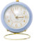 Sveglia da Comodino, Senza Ticchettio Orologio da Tavolo Alimentato a Batteria Piccolo Orologio da Comodino Sveglia Silenziosa Orologio Analogico per Bedroon Desk(Viola)