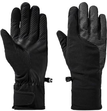 Jack Wolfskin Unisex Night Hawk Gloves Handschuh, Black, XL