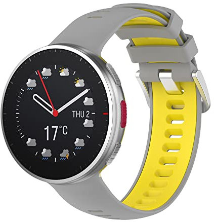 KingFan Sport Armband Kompatibel mit POLAR vantage v2 Armband,Weiches Silikon Wasserdicht Armband Kompatibel mit POLAR vantage v2