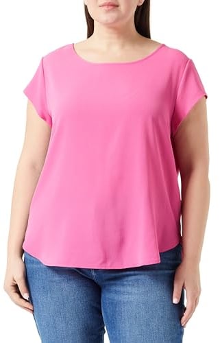 ONLY Damen Onlvic S/S Solid Top Noos Ptm, Raspberry Rose, 40
