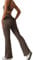 Yeoreo Jumpsuit Lizvette für Damen, sexy, rückenfrei, ausgestellt, figurbetont, Scrunch-Po, Yoga-Strampler, V-Ausschnitt, #1 Kaffee, Large