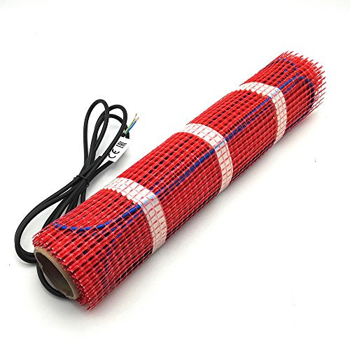 200w/㎡ Tile Cement Heating Floor Cable Electric Warm Mat Twin Conductor Electric Warm Strand Mat (0.5m²)