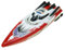 KONTONTY Ship Rc Fishing Boat Fast Rc Boats High Boat Toy Racing Boat Model Rc Bait Boat Alligator Head Boat Pool Toy Toys Models Remote Control Red