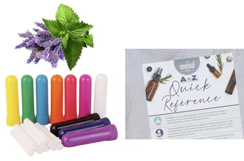 Belle G Inhalateurs d'huiles essentielles - Tubes d'inhalation vides pour huiles essentielles (ensemble d'inhalateur, 20)