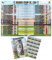 Pick A Lane Poster mural de la Coupe de l'Euro 2024 A2 avec le calendrier des matchs de l'Euro 24 et le kit de tirage au sort pour Euro 24
