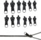 12 Stück Reißverschluss Reparatur Set,Reißverschluss Zipper Ersatz,Reißverschluss Schieber Ersetzen,Ersatz Zipper für Reißverschlüsse,Haushaltbarer Fix-reißverschluss Universal Reparatur Ersatzteile