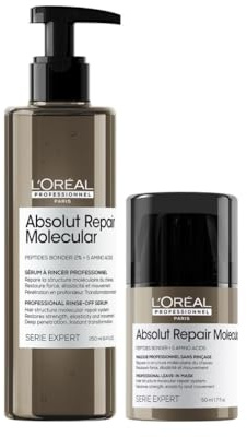 Absolut Repair Molecular Pflege-Duo für stark strukturgeschädigtes Haar, Rinse-Off Serum 250ml und Leave-In 50ml