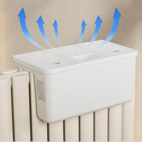 Heizkörper Luftbefeuchter für Zuhause, Verdunstungsluftbefeuchter für Heizkörper, Heizkörper Air Humidifier Kein Strom Erforderlich, Left Water Level Window 48cm