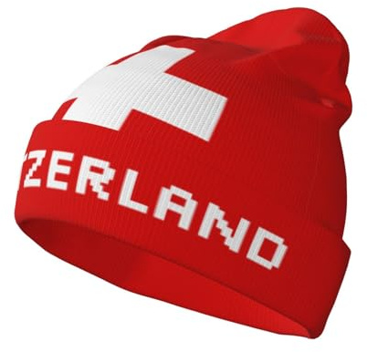 Oudrspo Beanie-Mütze mit amerikanischer Flagge für Damen und Herren, modische Strickmütze, warme Wintermützen, weiche, Dehnbare Ski-Mütze, Unisex
